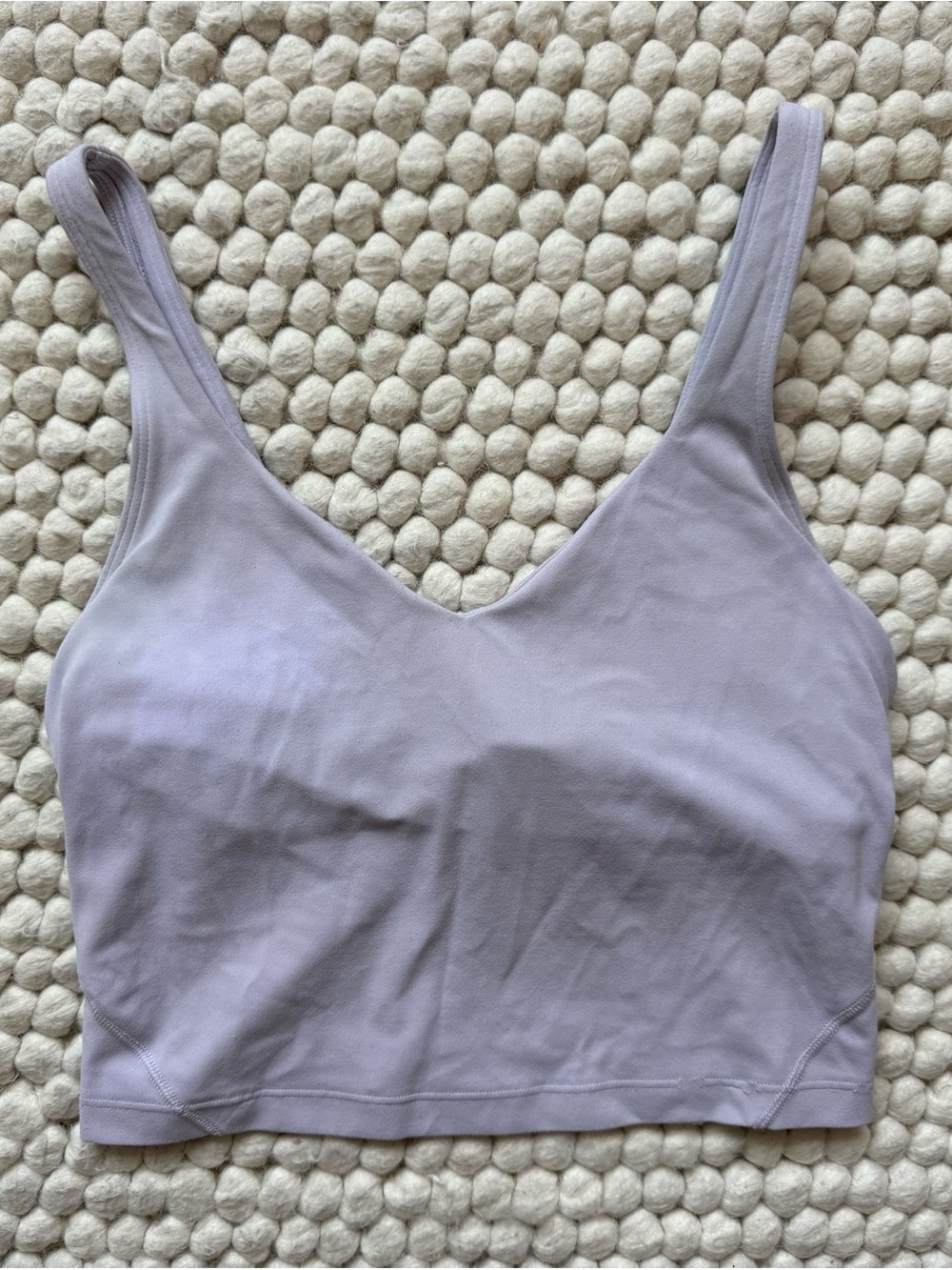 Lululemon Align Tank Top, Light Support, A/B Cup in Lavender Frost